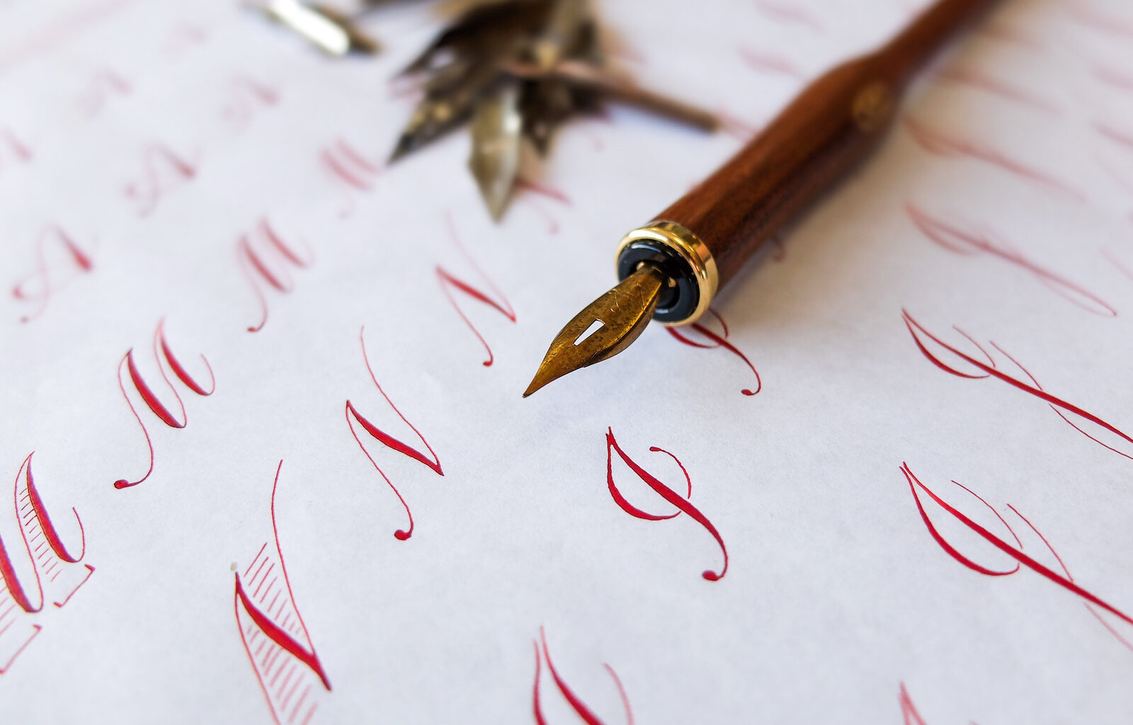 Calligrafia Come Scrivere In Corsivo Inglese O Copperplate Con Il Pennino