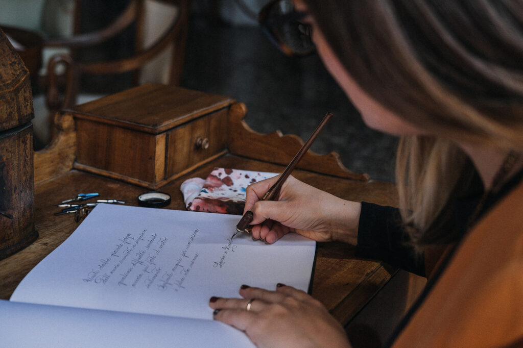 Calligrafia per matrimoni