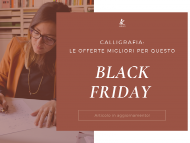 black friday e calligrafia