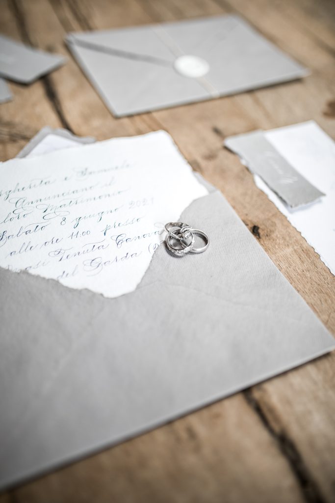 invito di matrimonio in calligrafia - Komoko Studio
